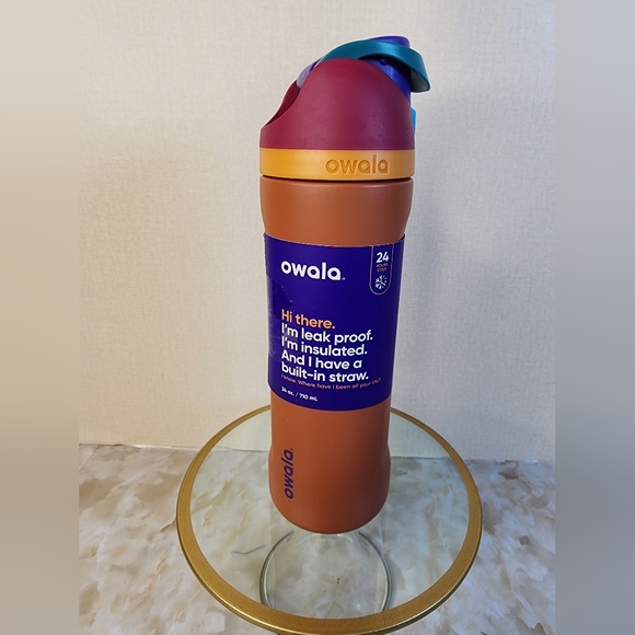 owala Other - New Owala Insulated Water Bottle with Built-in Straw